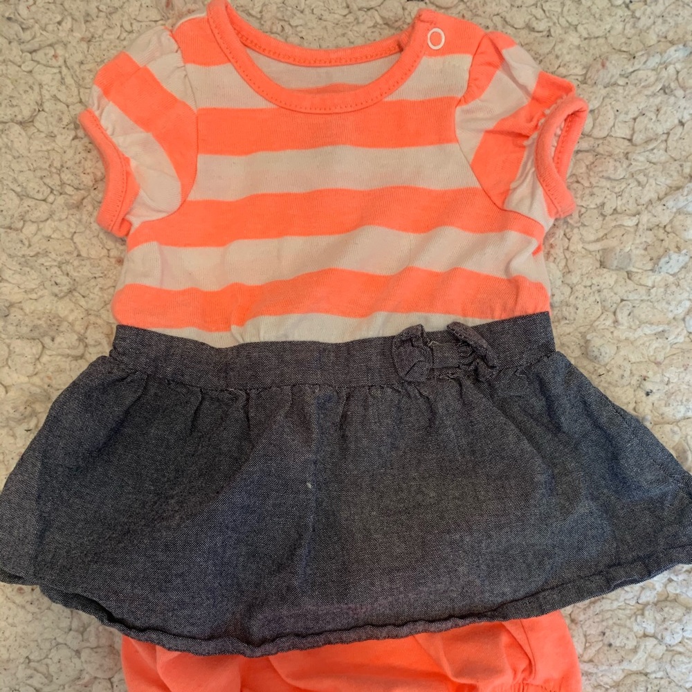 Stripe Dress and Bloomer